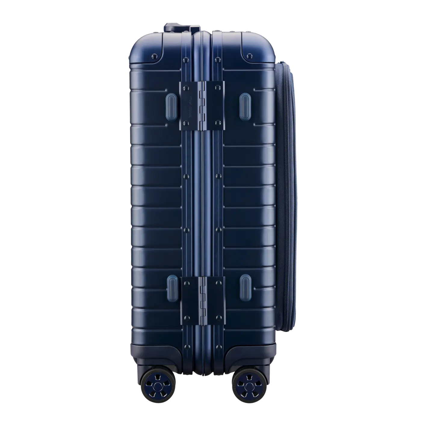 Lufthansa Aluminium Collection Business Class Edition Trolley S フロントポケット付き ブルー 1774141