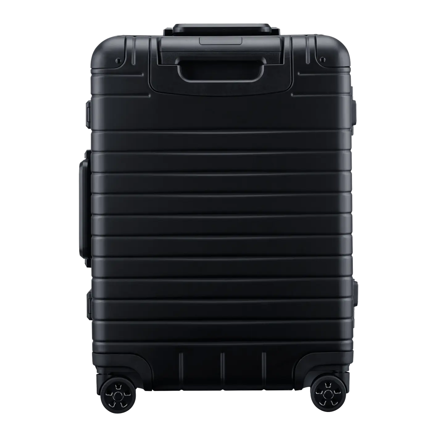 Lufthansa Aluminium Collection Trolley S フロントポケット付き ブラック 1767328