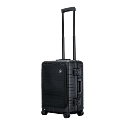 Lufthansa Aluminium Collection Trolley S フロントポケット付き ブラック 1767328