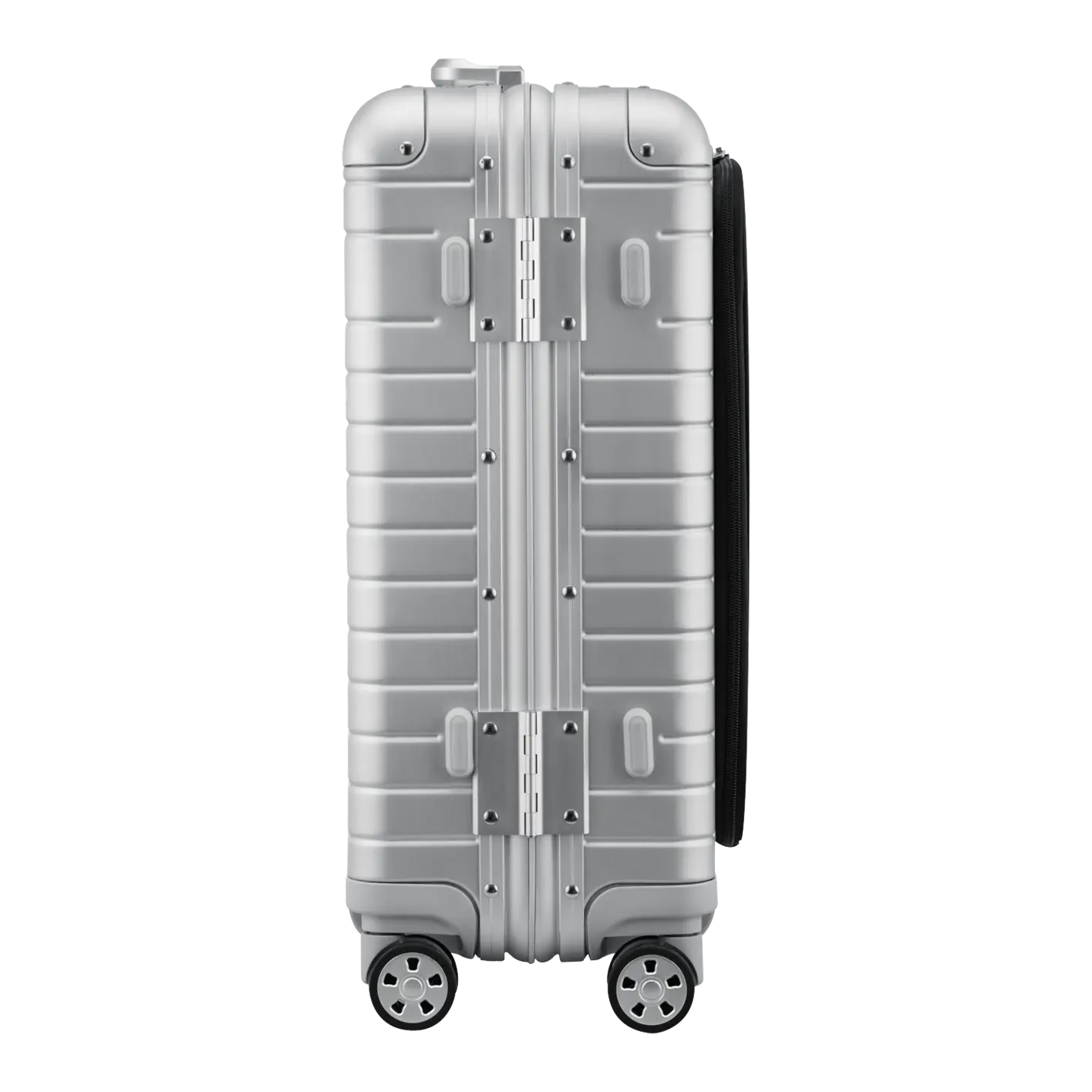 Lufthansa Aluminium Collection Trolley S フロントポケット付き シルバー 1767321